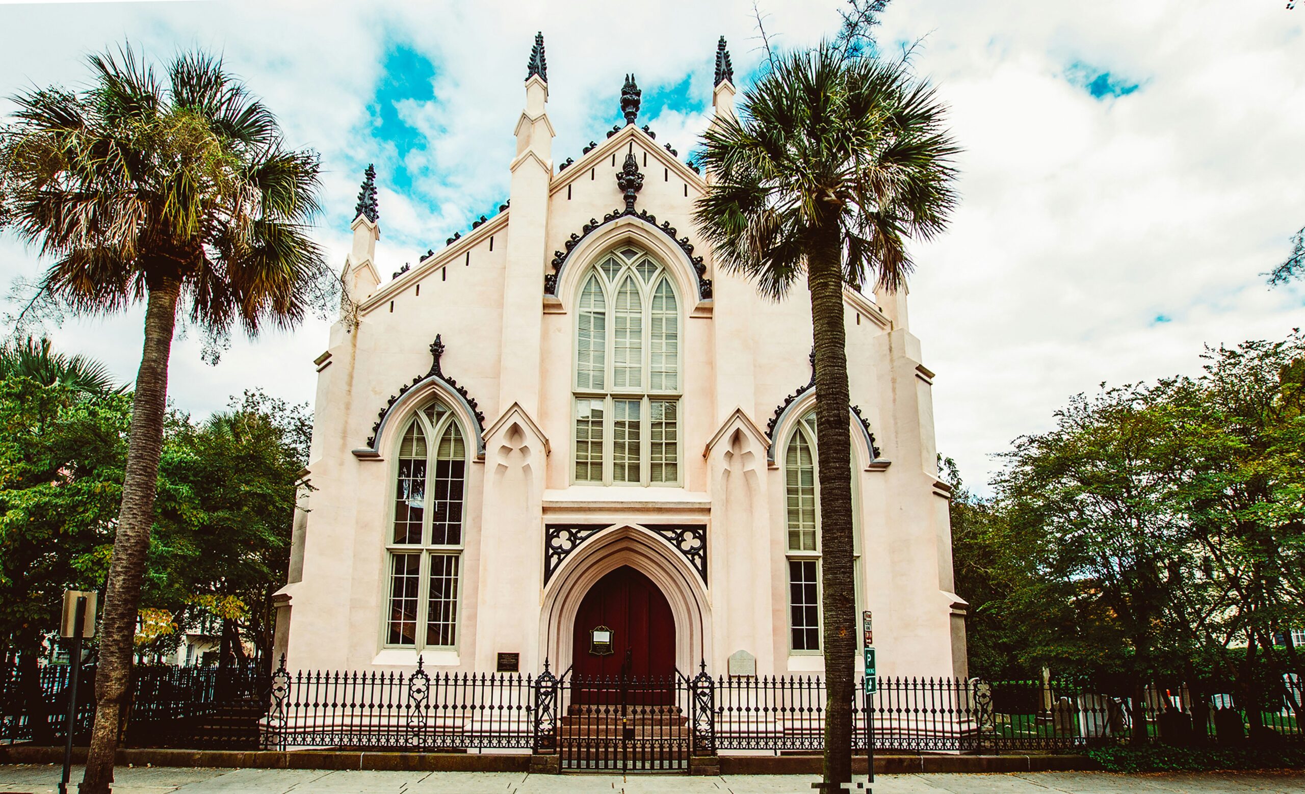 The historic landmarks in Charleston are a popular reason to visit.
pictured: a church in Charleston 