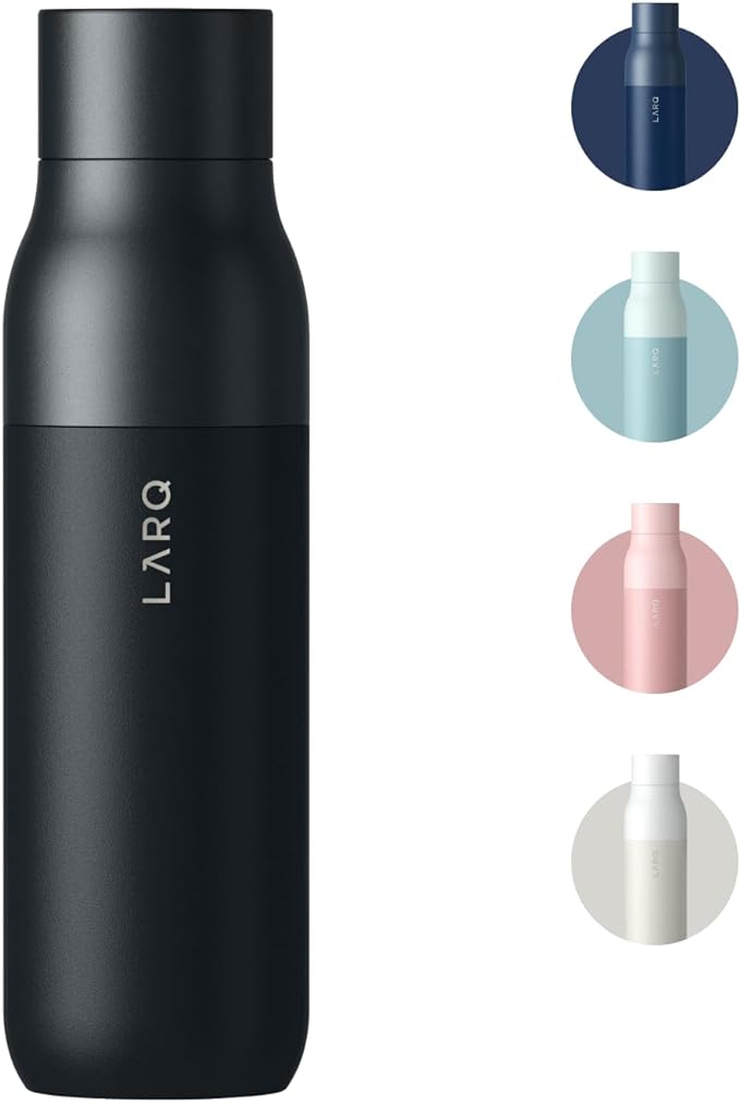 Larq Insulated, Stainless Steel, BPA-Free Filtered Water Bottle