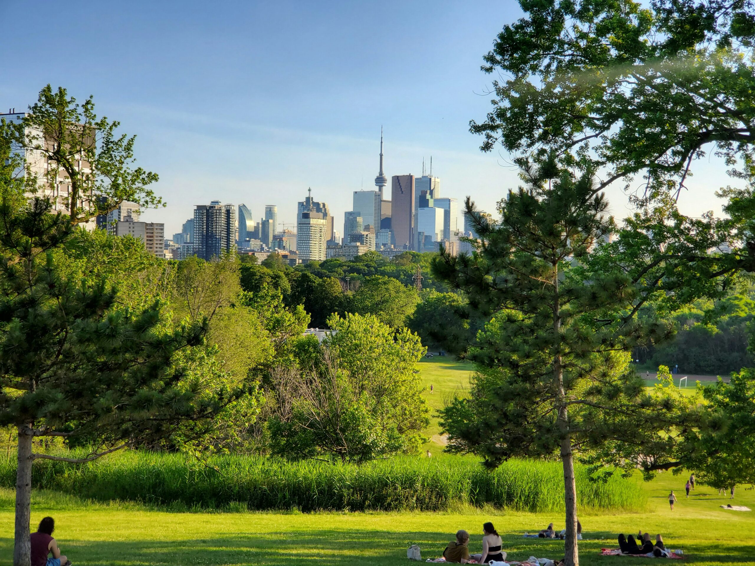 The weather makes spring the best time to visit Toronto. 
pictured: Toronto during spring 