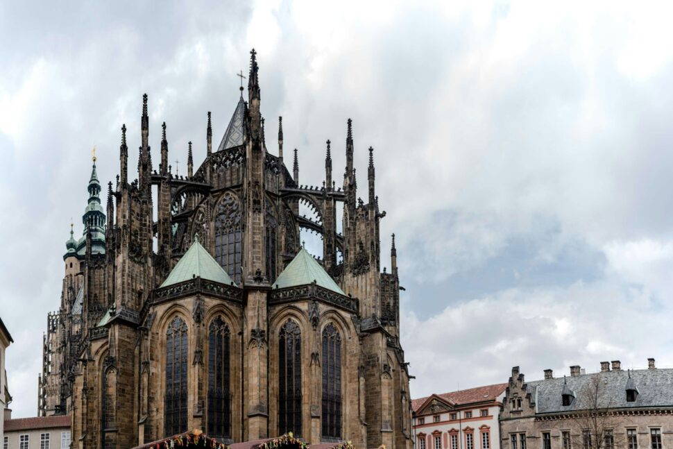 The Prague Castle is a big appeal for tourists. Pictured: Prague Castle