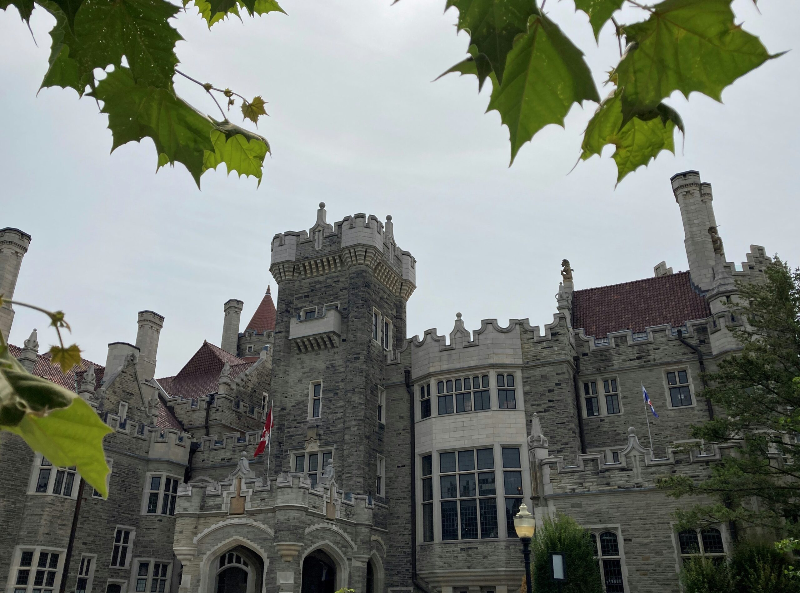 This castle is a significant site in Toronto. 
pictured: Casa Loma 