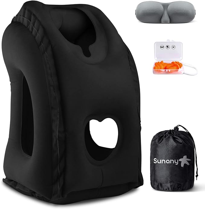 Sunany Inflatable Travel Neck Pillow