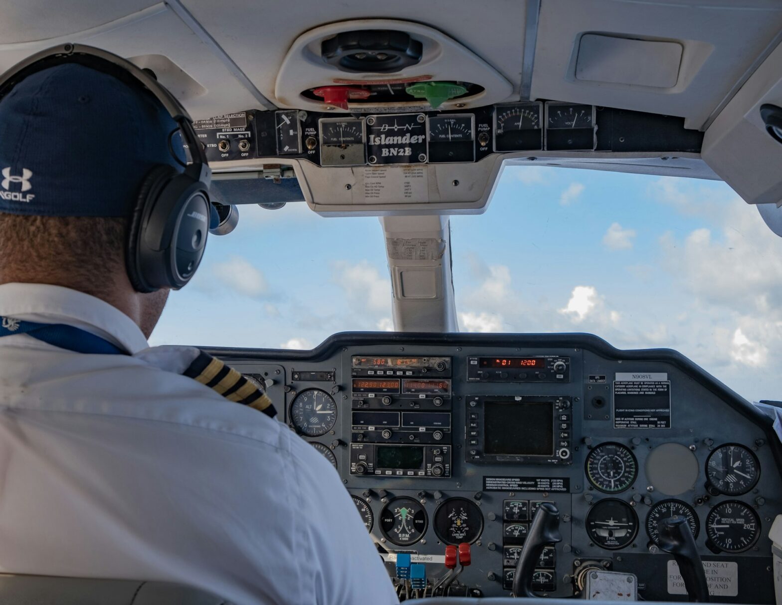 What Happens When You Don’t Put Your Phone in Airplane Mode? cc: back of pilot's head.