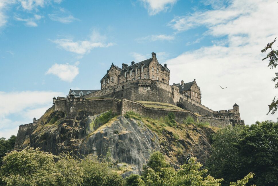 pictured: edinburgh castle