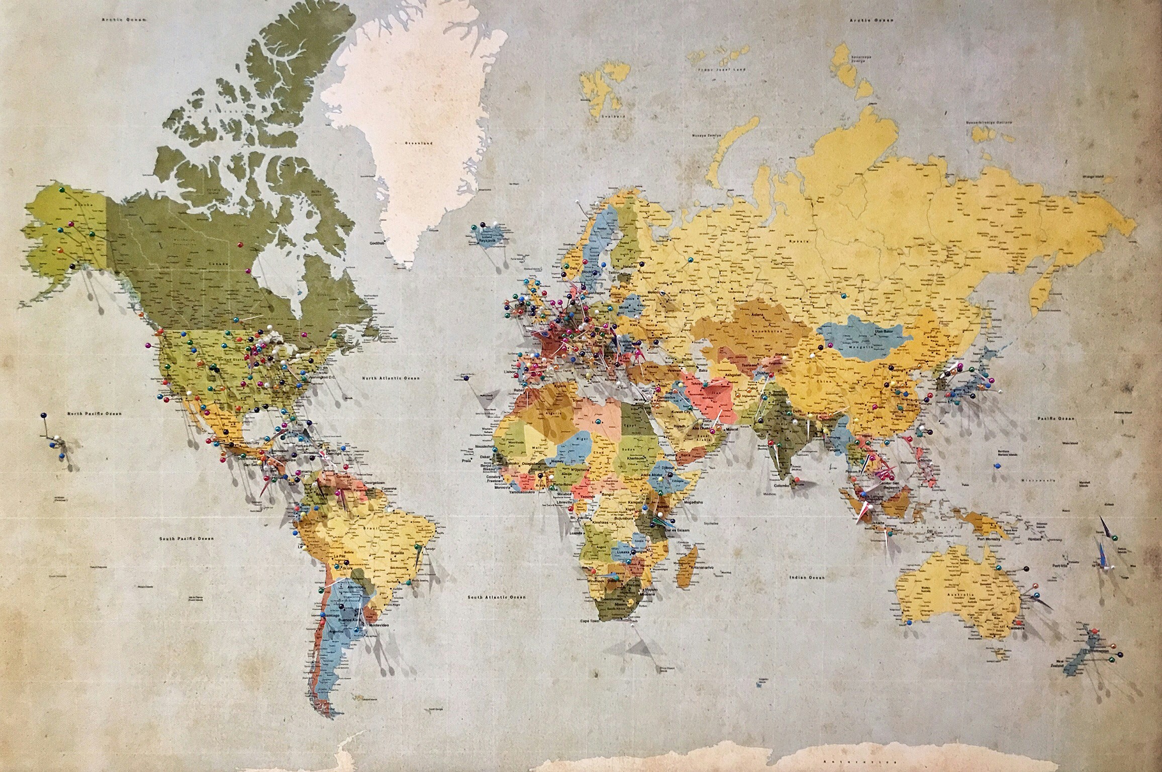 This is what travelers should know about last minute travel. Pictured: world map