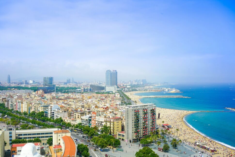 best places to visit in europe Pictured: Barcelona City Beach, Barcelona, Spain