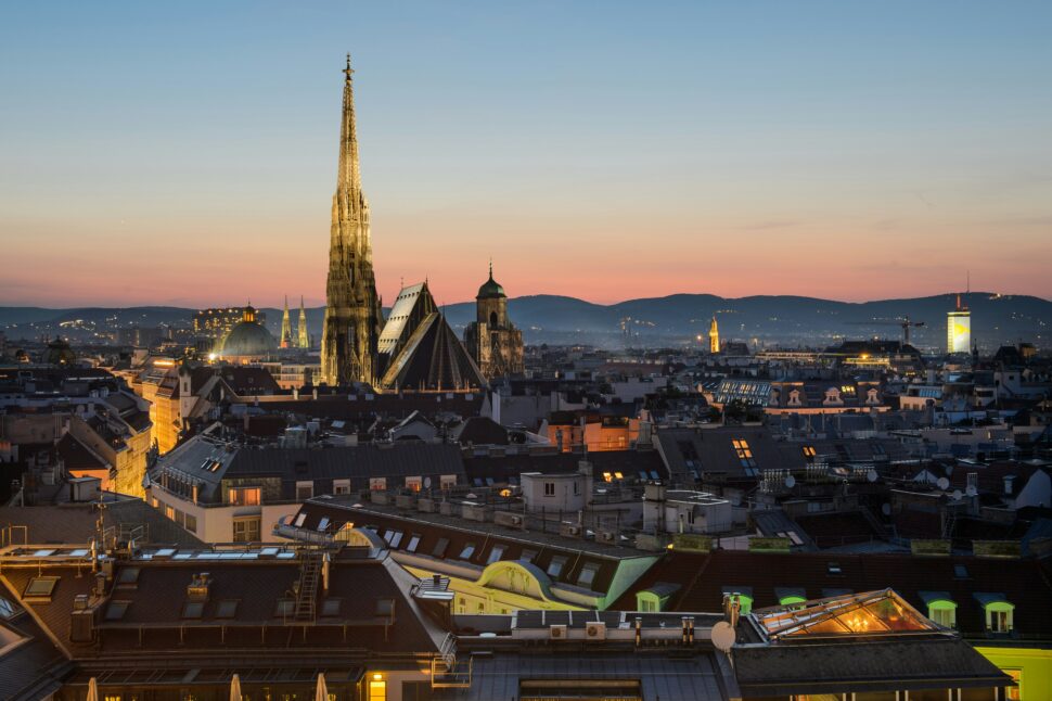 best places to visit in december pictured: Vienna, Austria