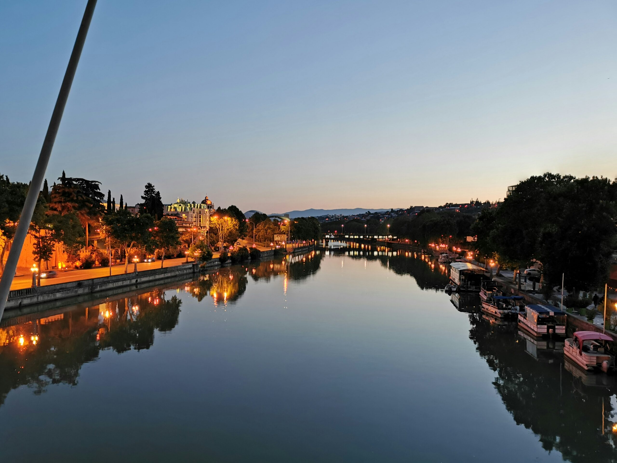 Tbilisi, Georgia is the capital of the country and a good place to travel. 
Pictured: Tbilisi, Georgia