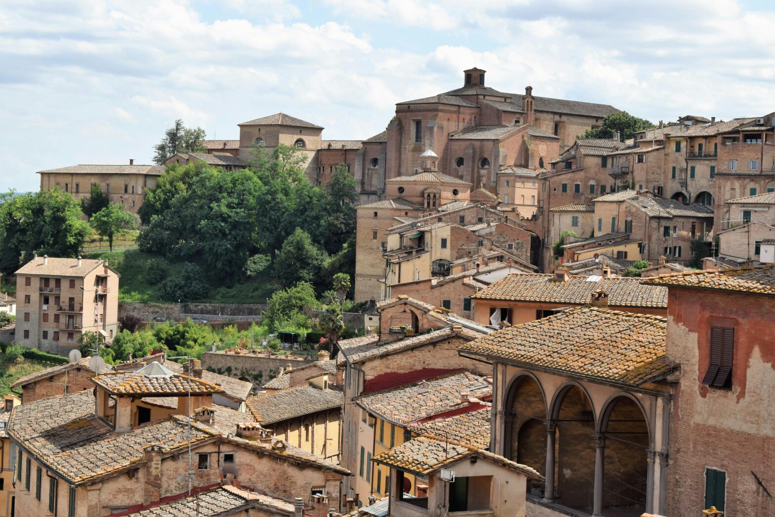 daytime view of village in Italy