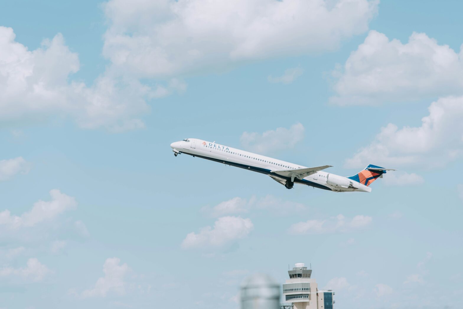 Delta is issuing travel vouchers. Pictured: Delta aircraft taking off