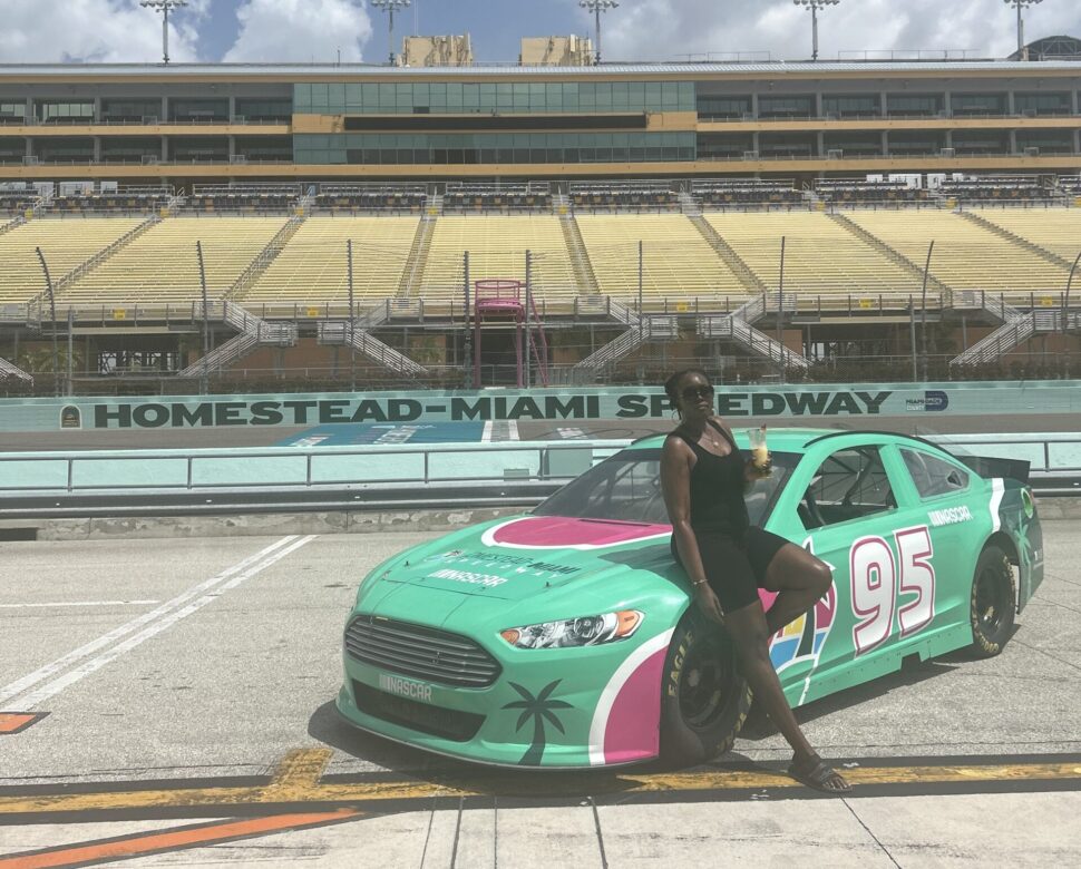 Osby at the Nascar Homestead-Miami Speedway.