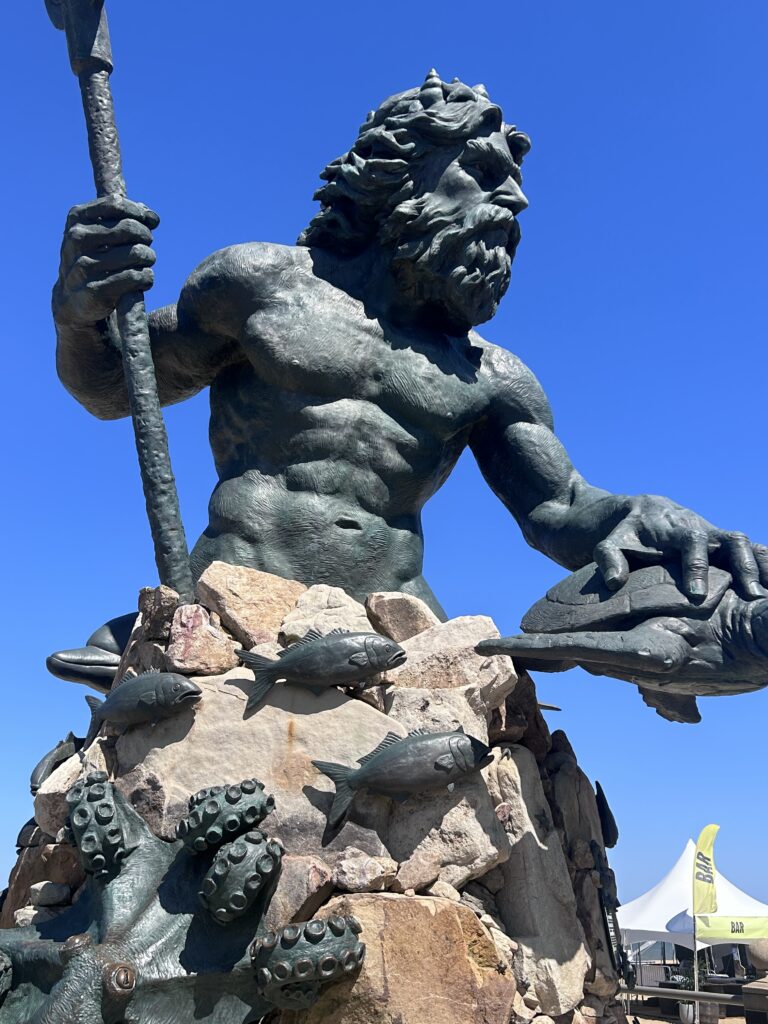 King Neptune statue in Virginia Beach