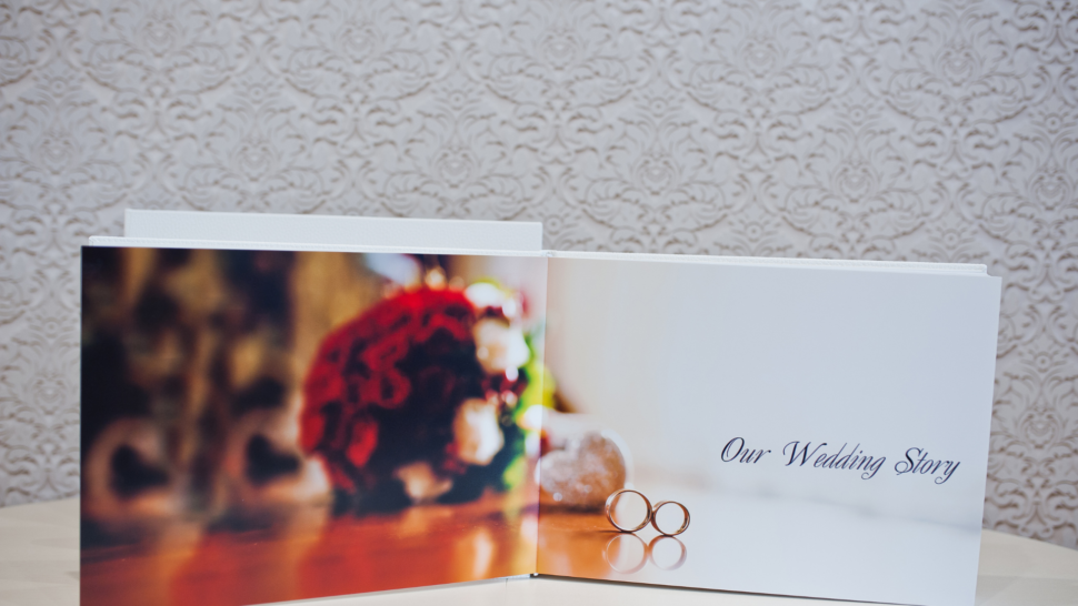 Physical photo album wedding gift ideas 