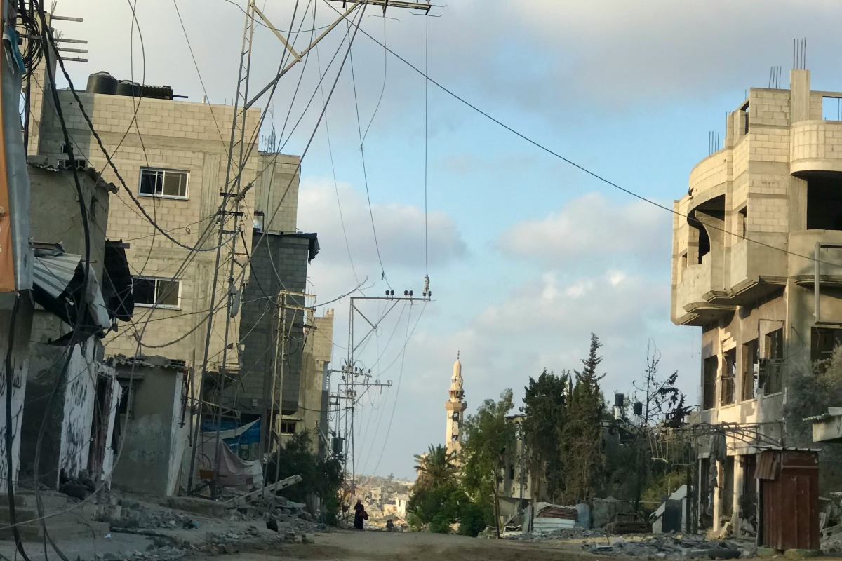 Scenes of the destruction that befell the besieged city of Gaza after it was bombed