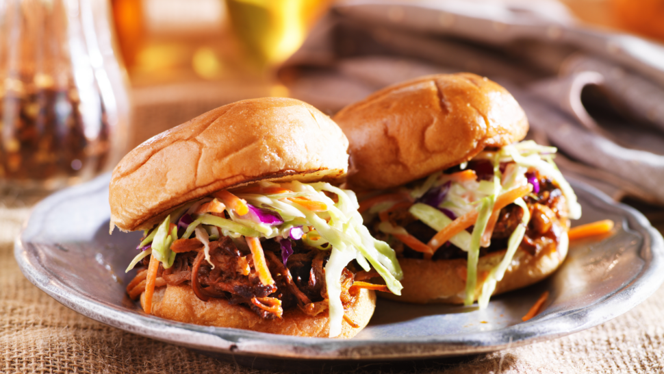 North Carolina Pulled pork sandwich