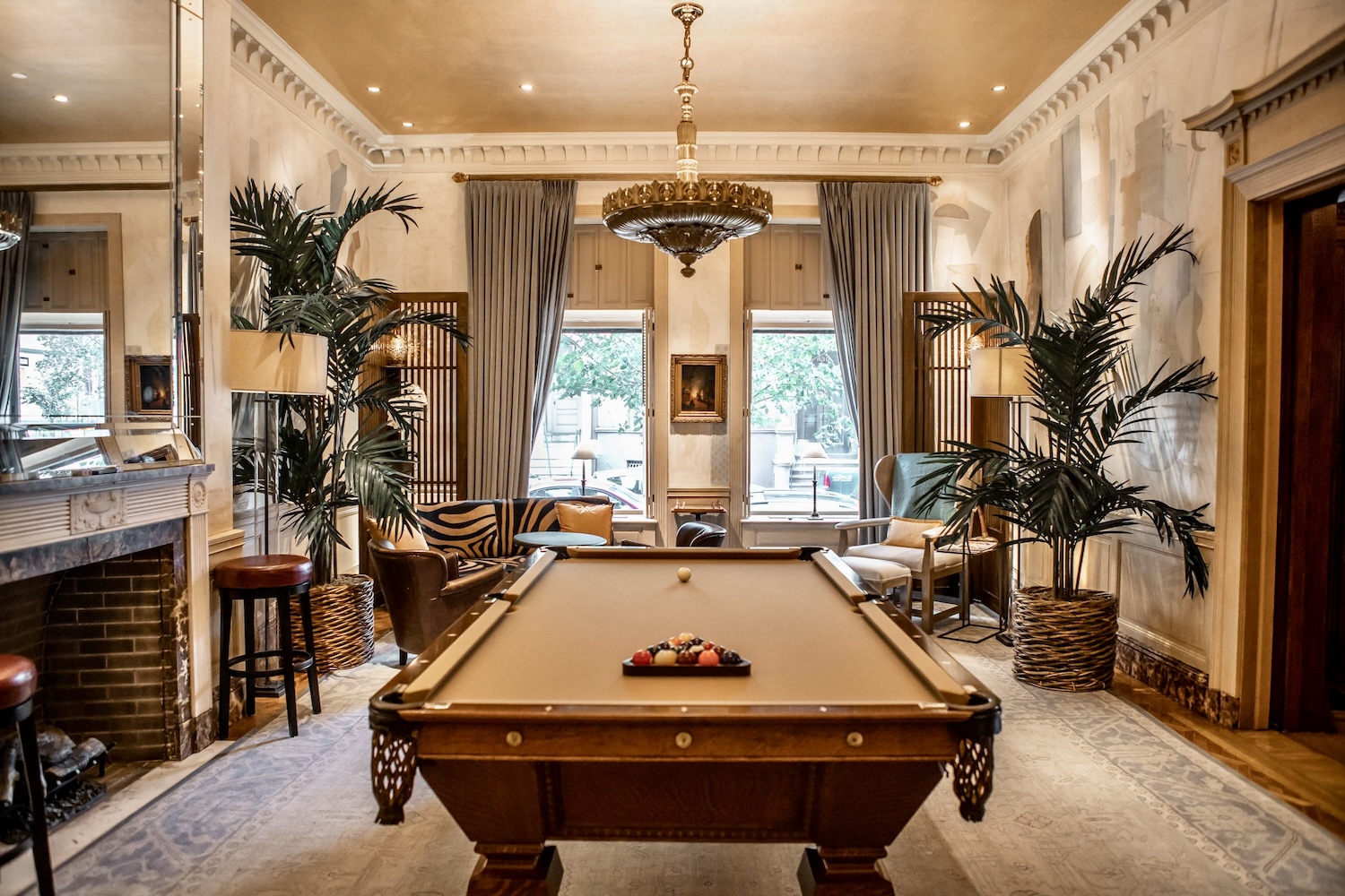 The Ivy Hotel game room