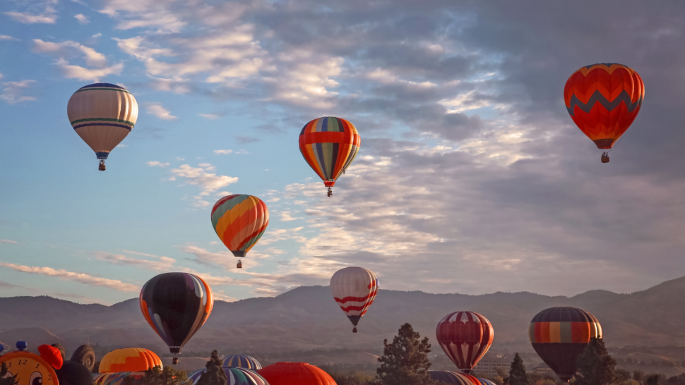 Hot air balloon ride