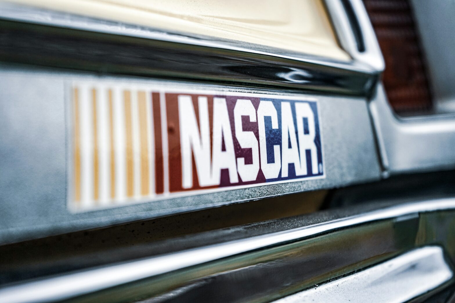 NASCAR makes historic announcement which has fans on their toes. pictured: NASCAR sticker on car