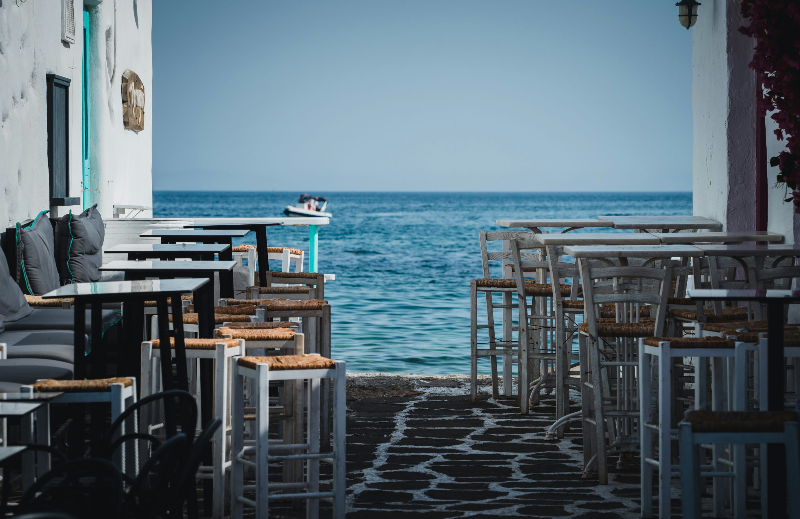 The best time to visit Paros is during September for a multitude of reasons. 
pictured: Paros 