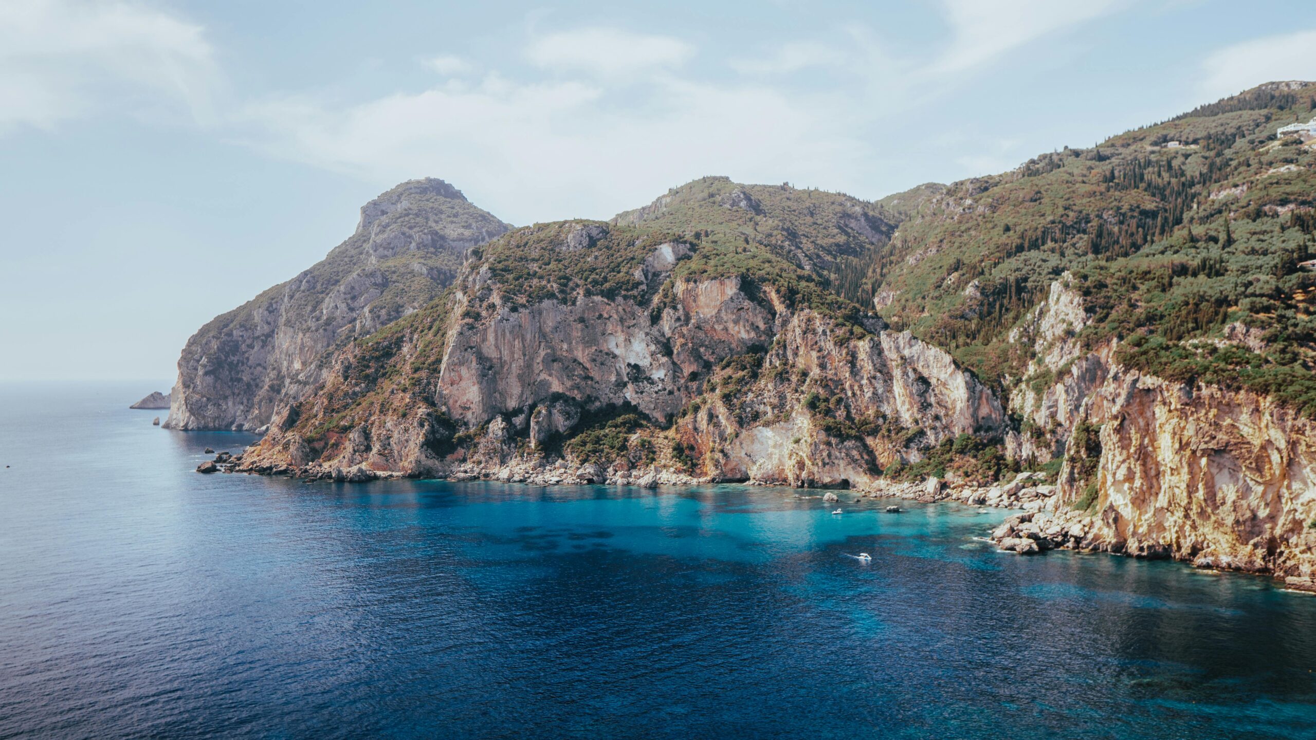 Paros has plenty of hiking opportunities. 
pictured: Paros mountainous rocks