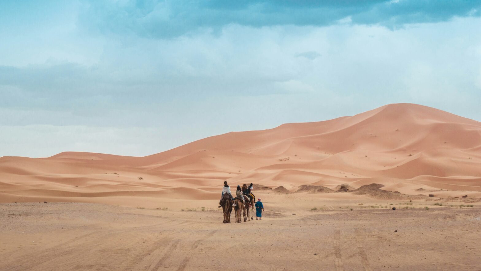 Rainfall in Sahara pictured: Sahara Desert