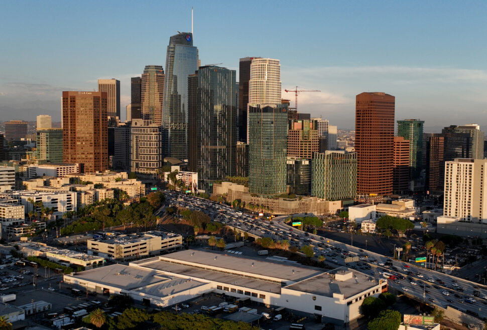 'Joker 2' Film Locations pictured: Downtown Los Angeles Skyline