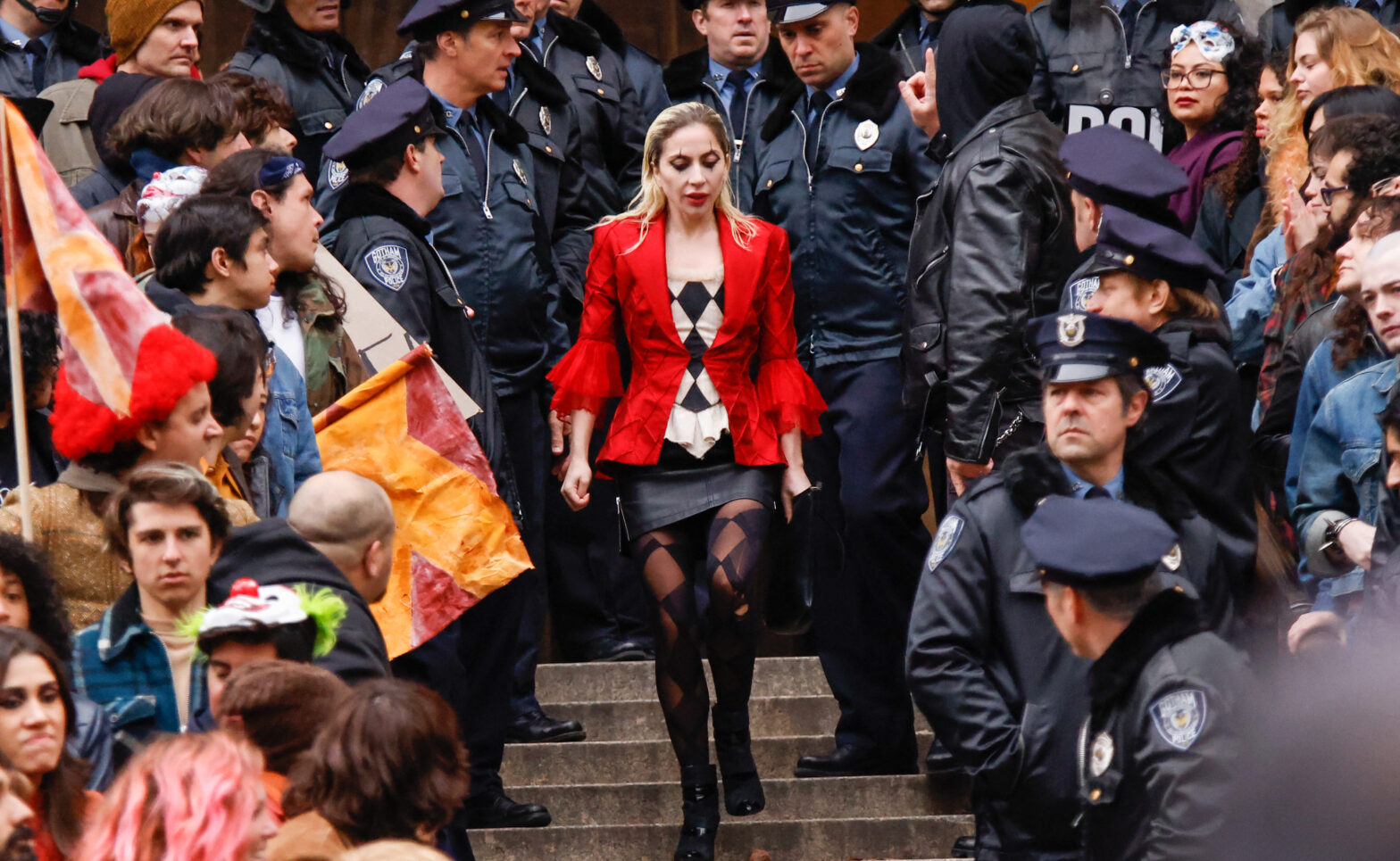 'Joker 2' Film Locations pictured: Lady Gaga filming 'Joker 2' New York