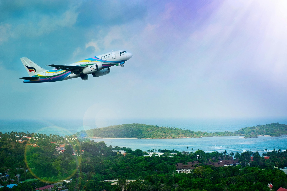 White and Blue Passenger Airplane