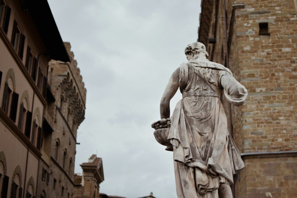 A statue in Florence, Italy