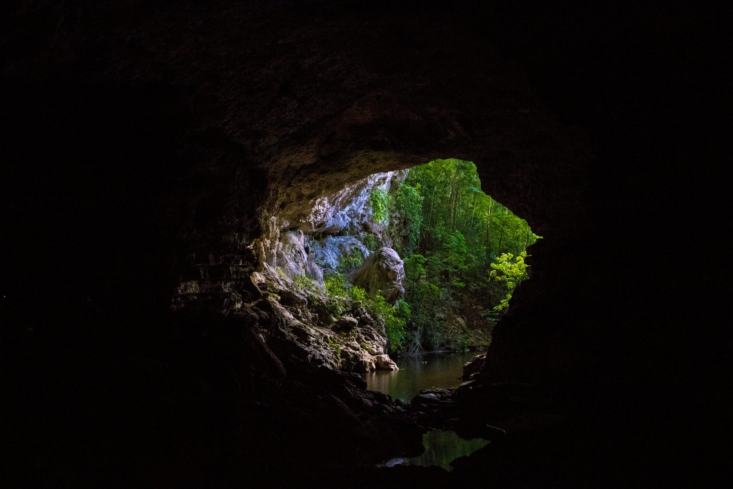 Belize’s caves are where tourists can try out cave tubing.