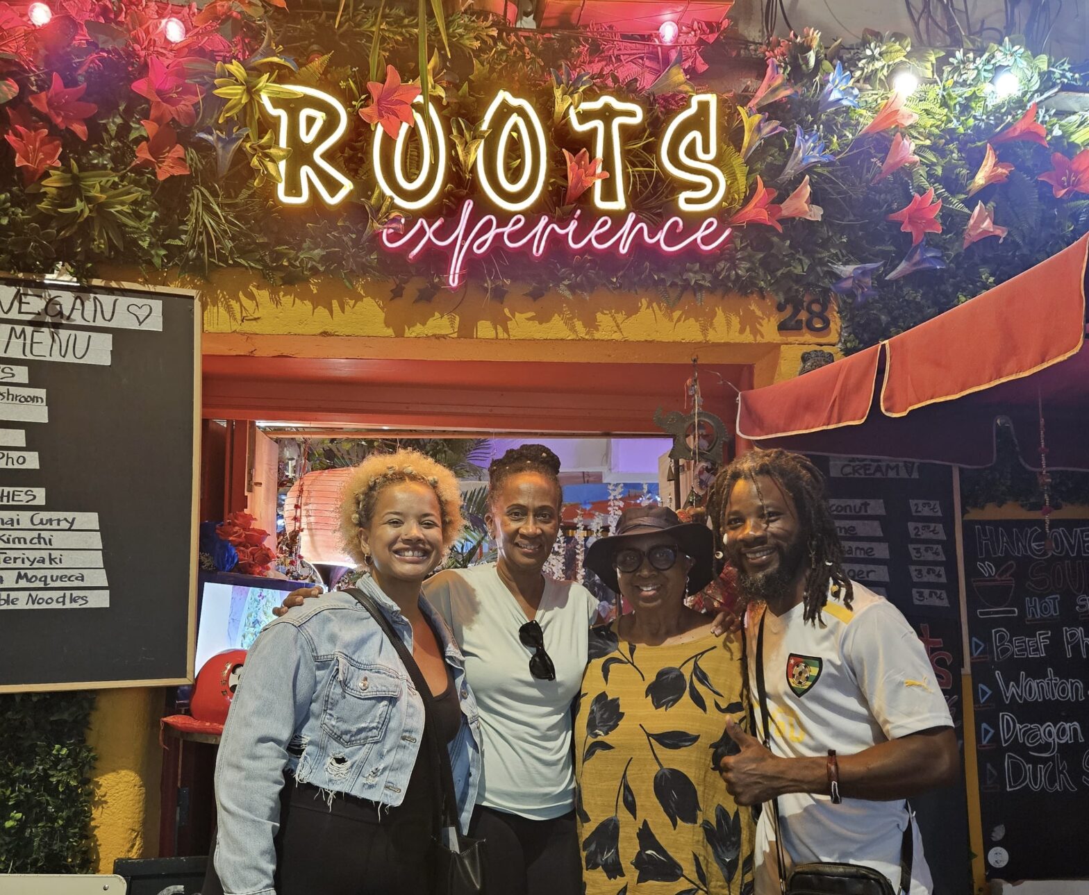 People enjoying AfroFlavors Lisbon food tour.