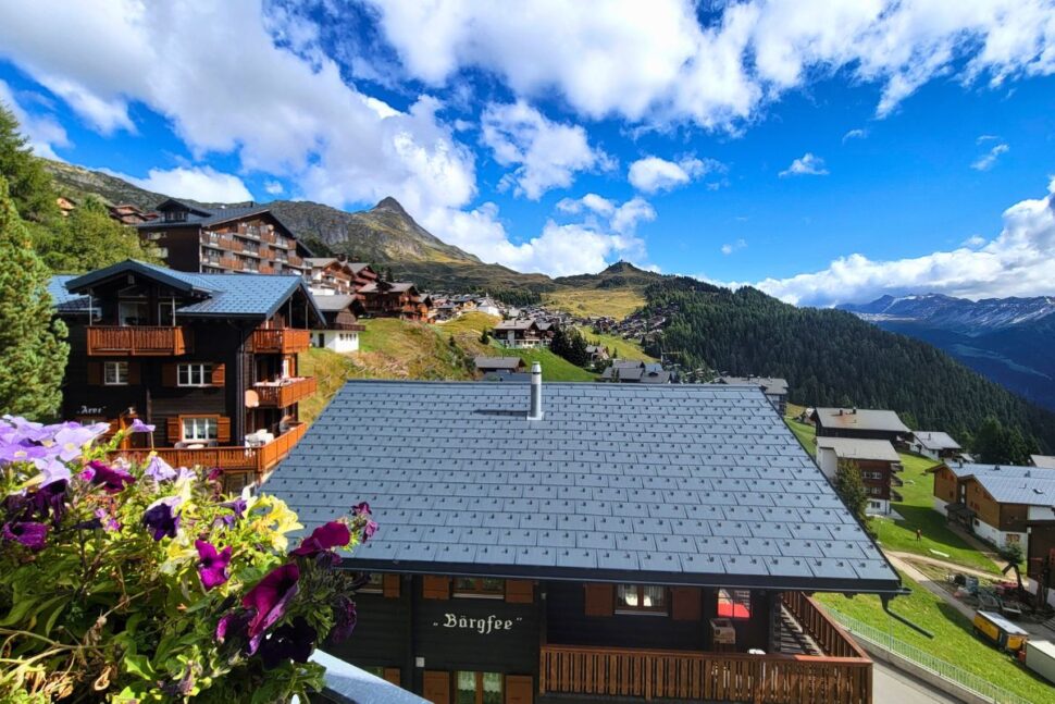 village of Bettmeralp Switzerland during the day