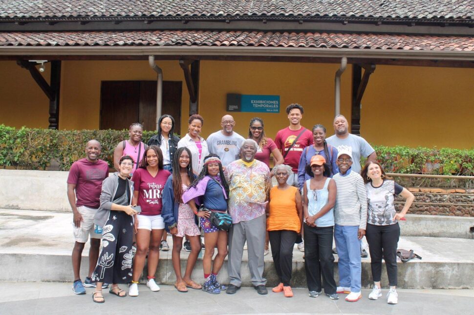 Costa Rica travel group photo with host and trip creator Kim Haas 