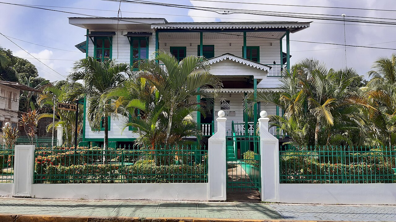 Street-facing view of Historical Museum of Afro-descendants in Nicaragua