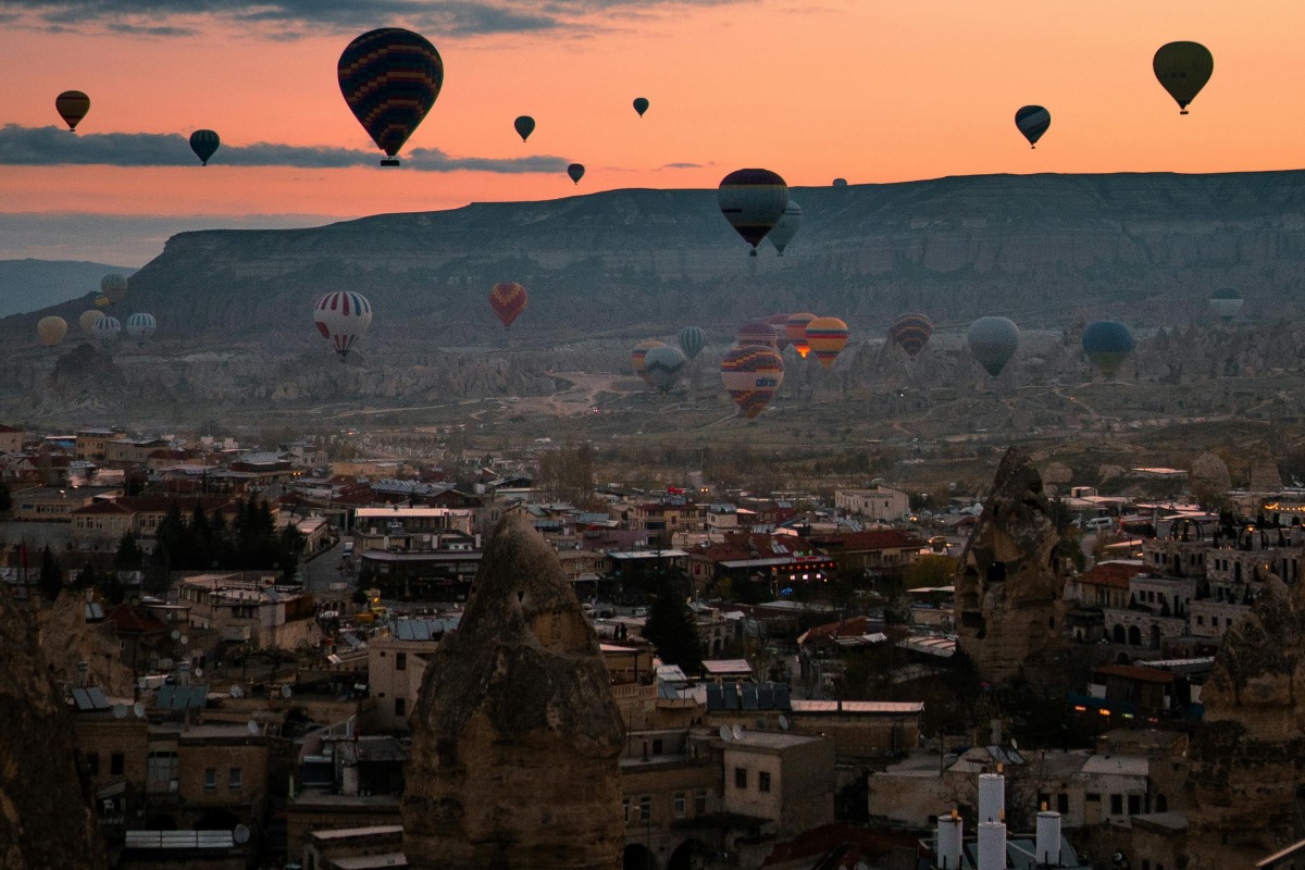 Hot Air Balloons in the Sky