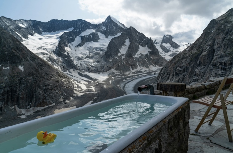 Norway’s ice baths are a unique way to relax.