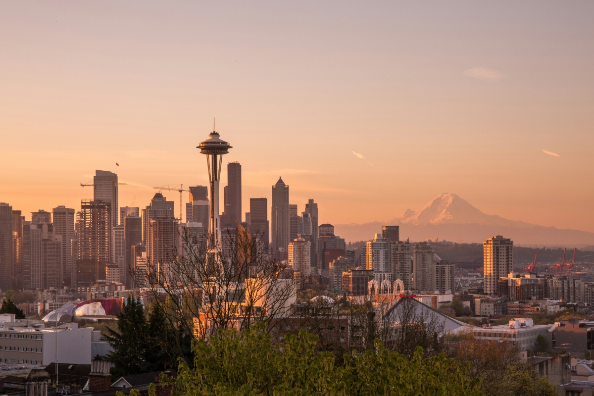 Skyline of Seattle.