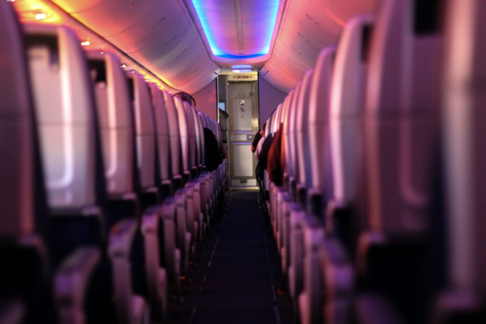 airplane aisle