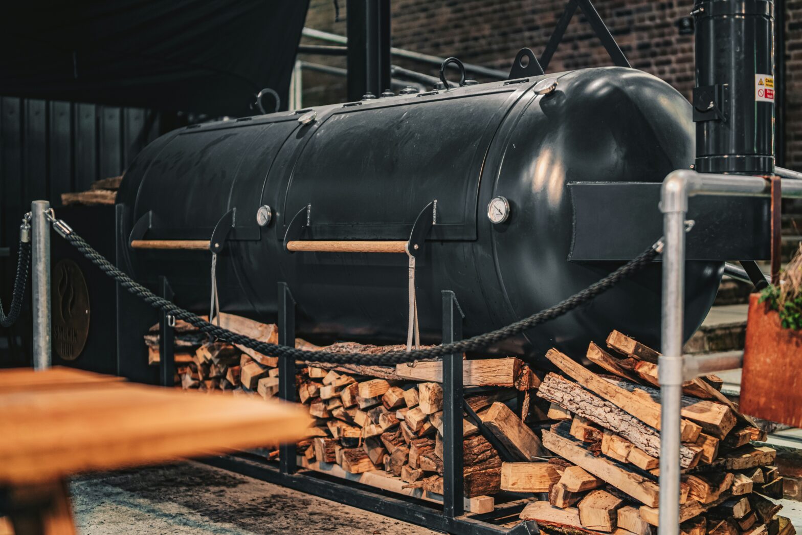 large bbq smoker