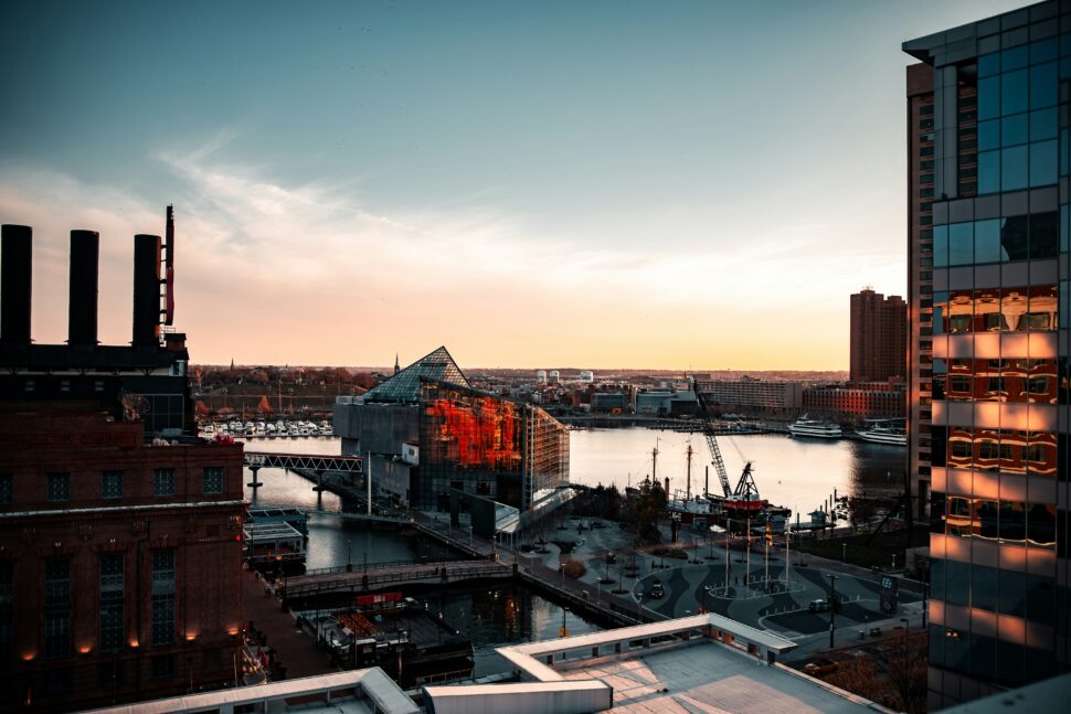 Inner Harbor in Baltimore, Maryland is a safe destination for travel