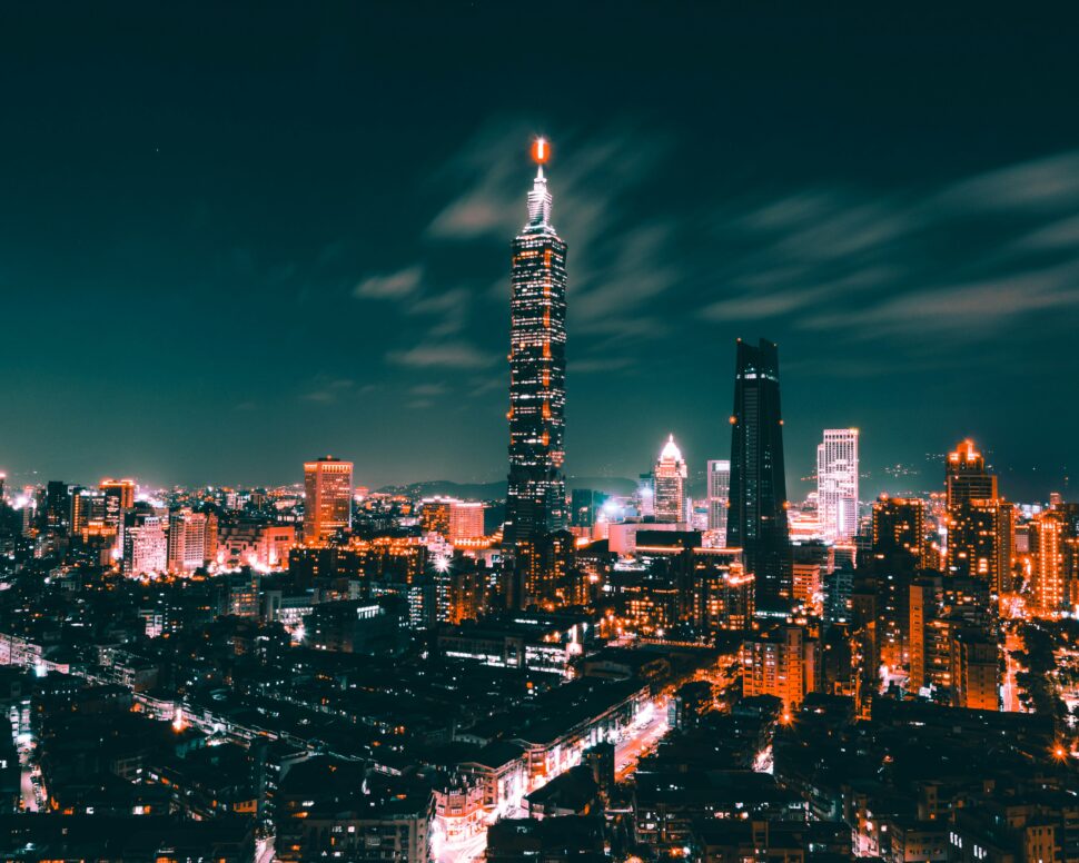 Taiwan at night makes for a great travel destination