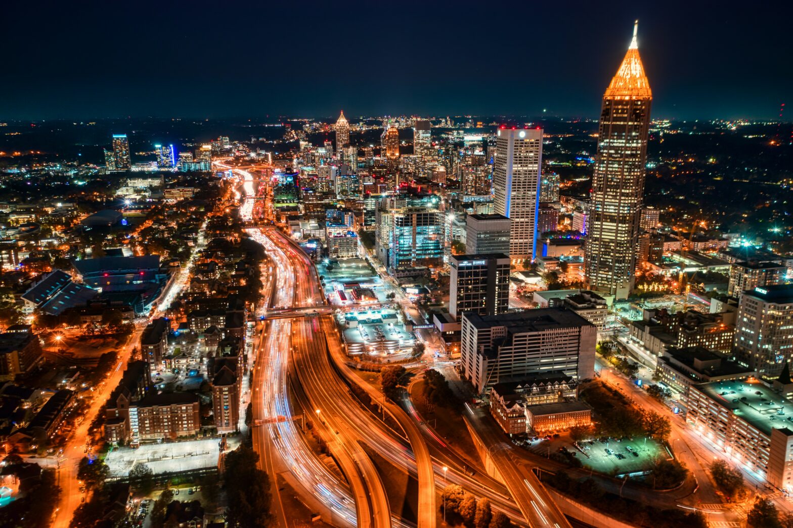 'Brothers' Film Location pictured: Atlanta skyline