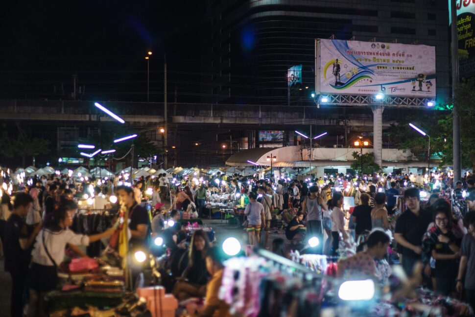 One of Bangkok's night markets