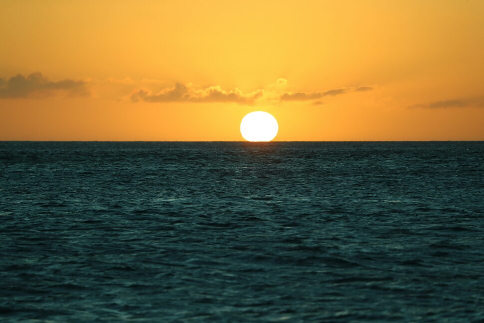 Aruba sunset for a romantic getaway