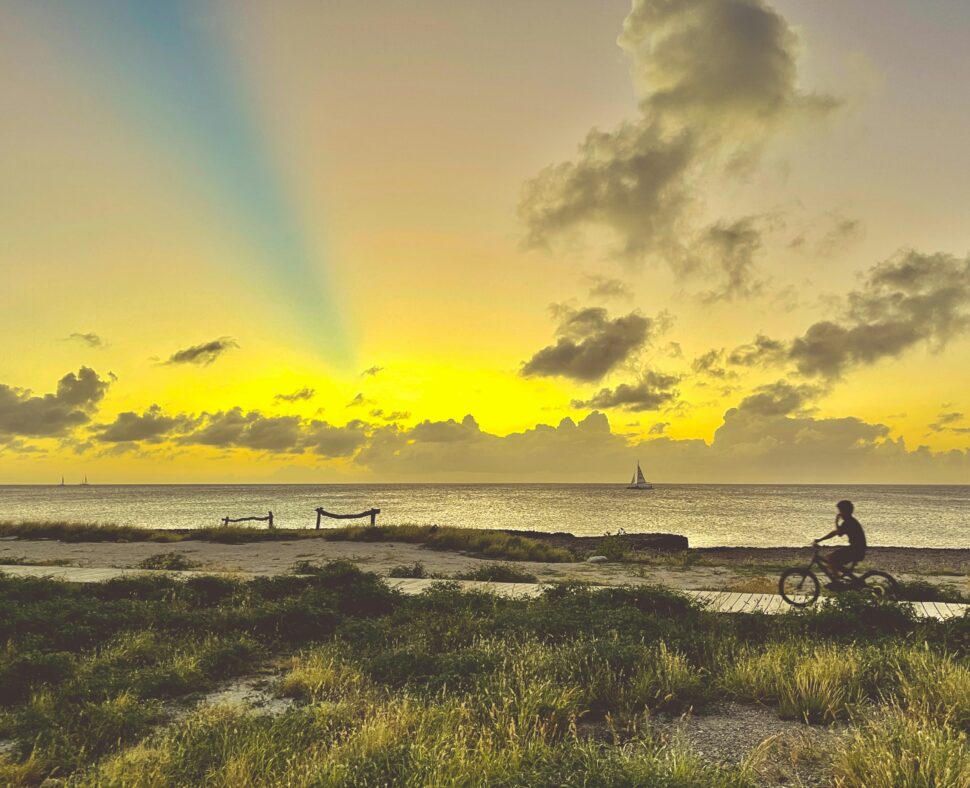 Aruba beach as a tropical travel destination 