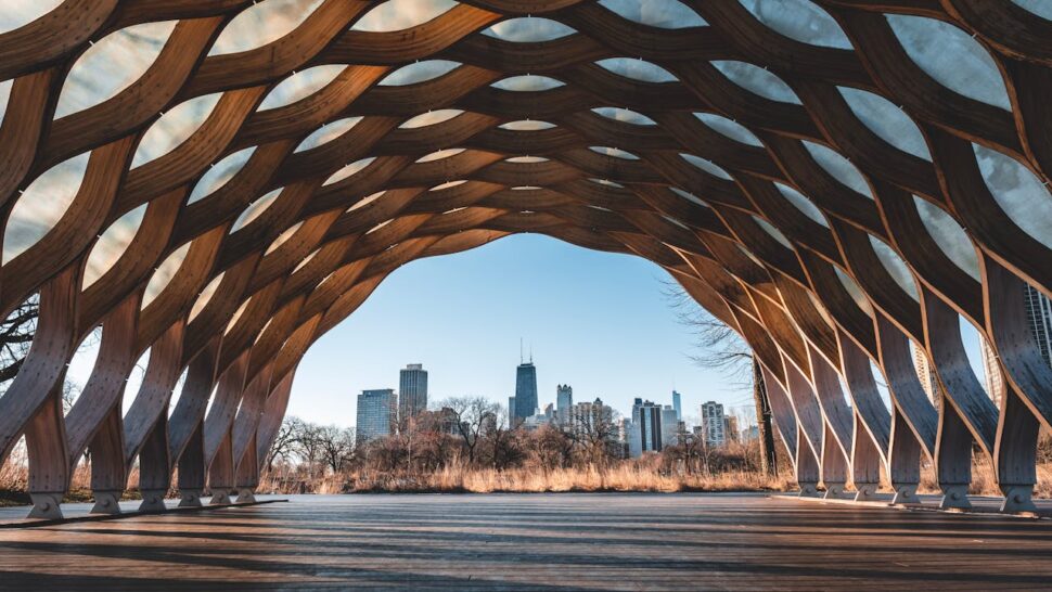 Architectural Photography of Tunnel in Chicago