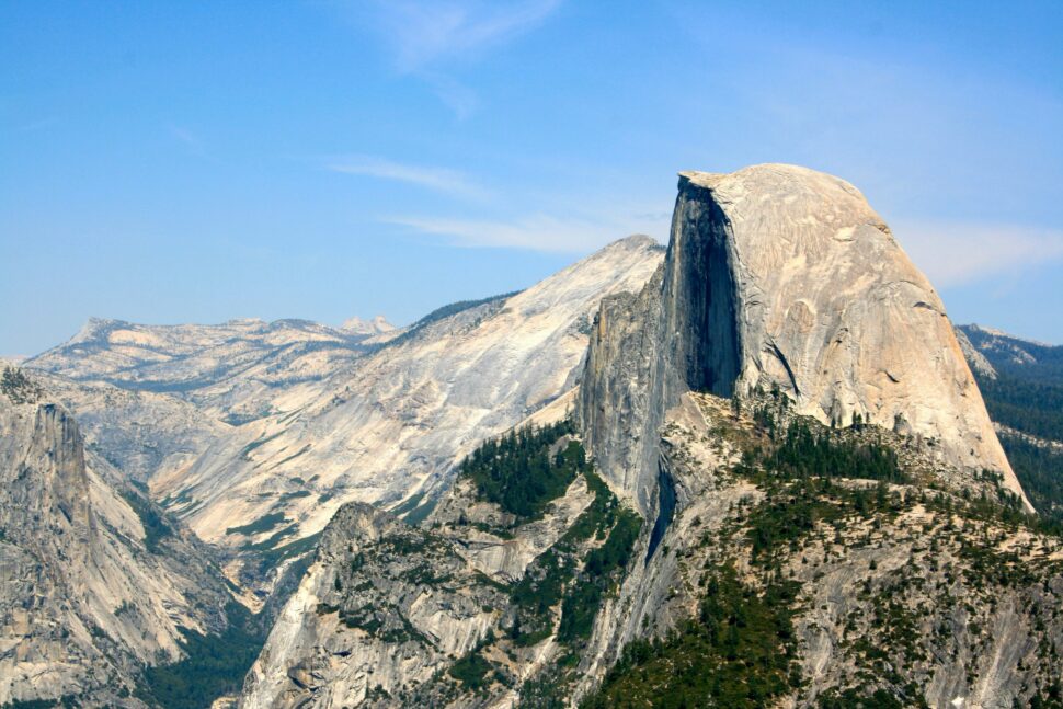 Granite Rock faces of Yosemite are great for climbing