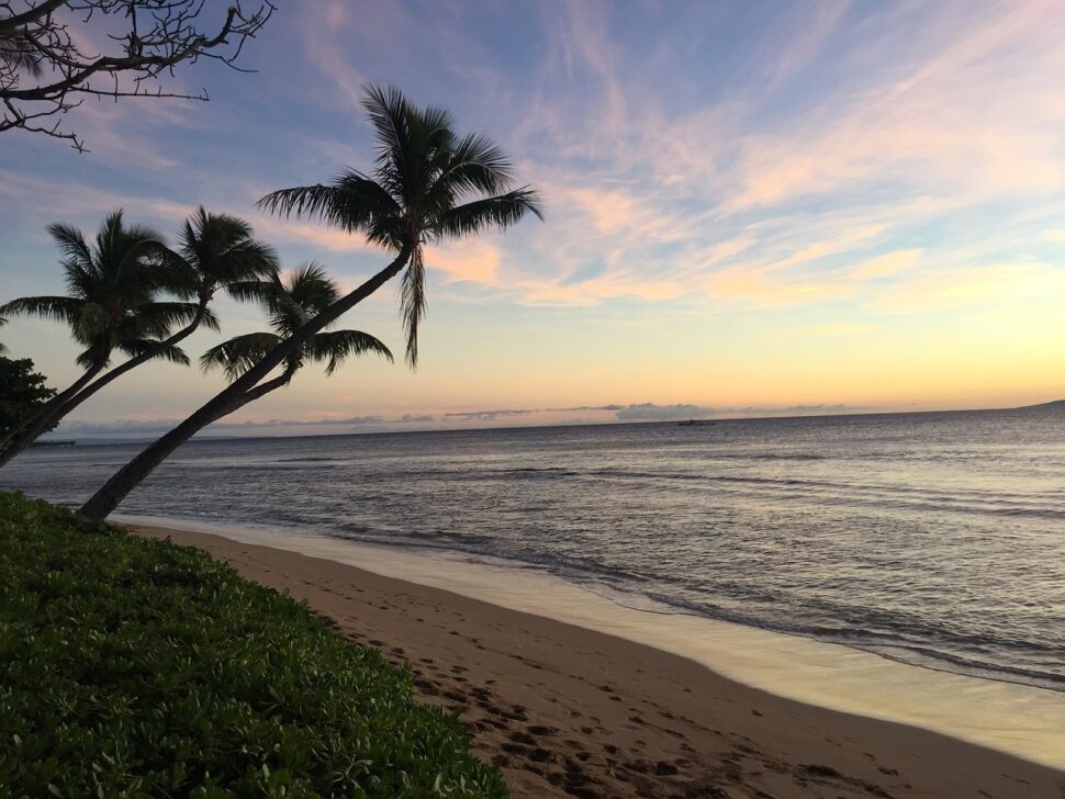 Beach view of Molokai 