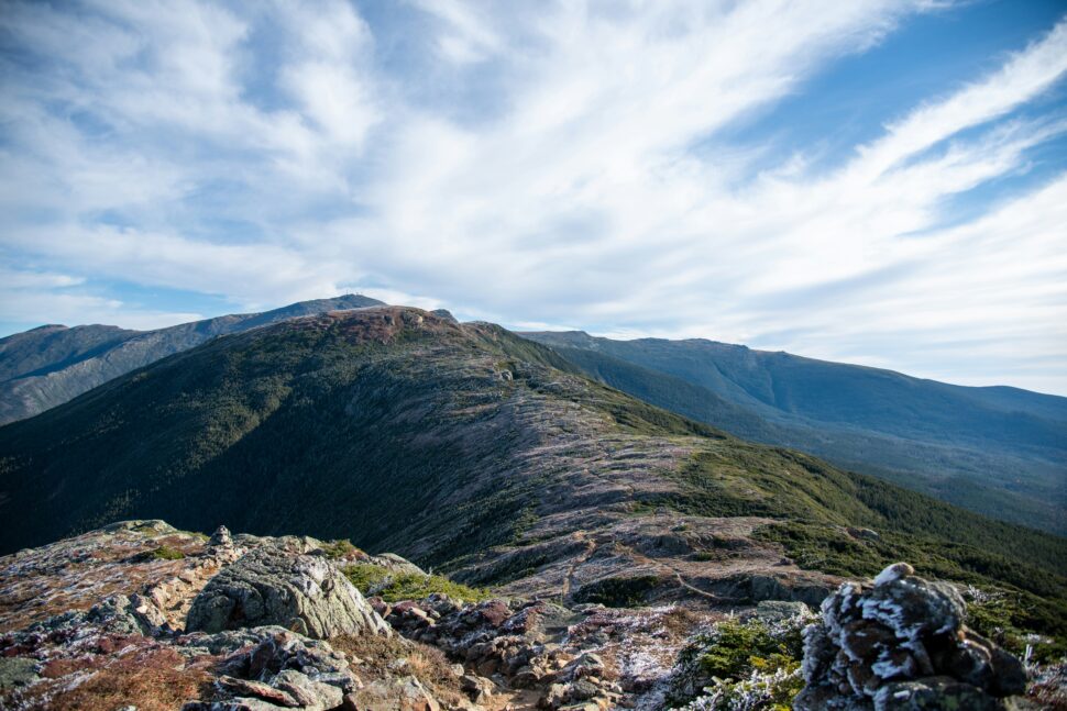 White Mountains peak in New Hampshire.