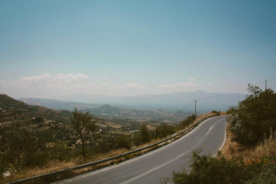 road in Rethymno